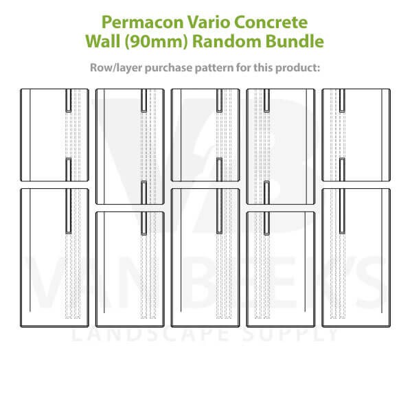 Permacon Vario Concrete Wall